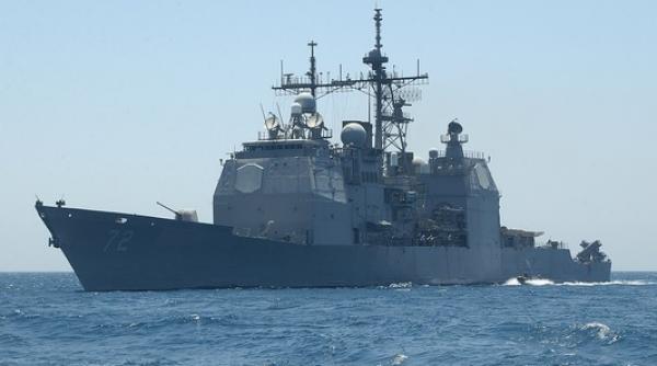 crucisatorul american vella gulf a parasit marea neagra