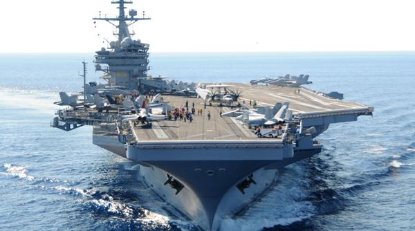 sua vor trimite trei nave in golful persic portavionul george h w bush distrugatorul uss truxtun i crucisatorul uss philippine sea