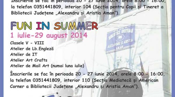 biblioteca din vacanta la craiova