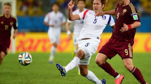 cm 2014 rusia coreea de sud 1 1 in ultimul meci din prima etapa a fazei grupelor