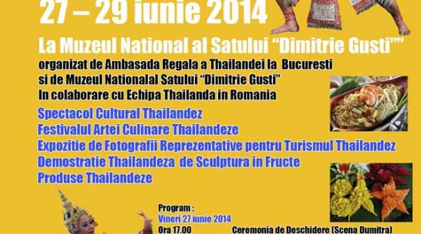 festivalul thailandez la muzeul national al satului dimitrie gusti