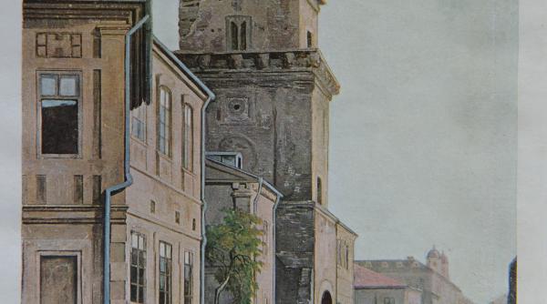 turnul coltei falnic monument ce impodobea orasul