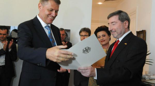 iohannis ridicat in rang de germania