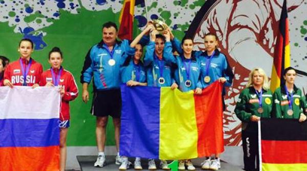 viitor de aur tenisul de masa are 11 medalii la europenele de cadeti si juniori