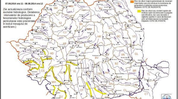 cod portocaliu pe raul moravita pana vineri la ora 12 00