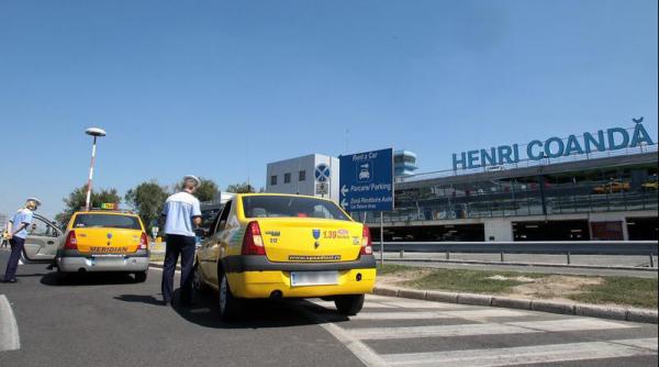taxiurile din zona aeroporturilor verificate de politie