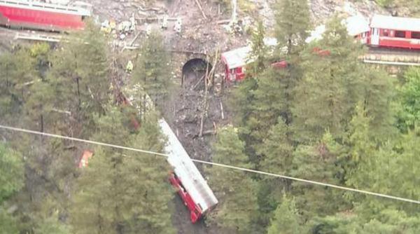 grav accident de tren in elvetia nu se stie inca numarul victimelor