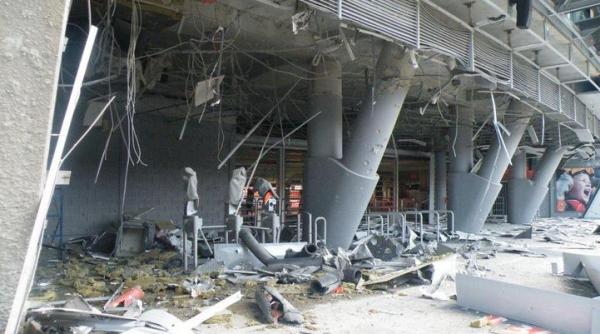 foto explozii puternice la donbass arena stadionul lui sahtior donetk