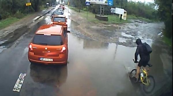 faza de cascadorii rasului cea mai ghinionista zi pentru un biciclist din polonia video