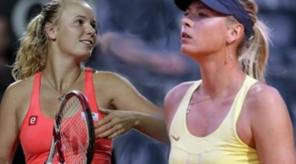 surpriza la us open maria sarapova eliminata de caroline wozniacki