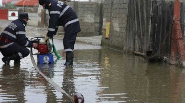 inundatie in caracal peste 20 de gospodarii au fost afectate