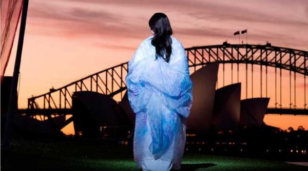 madama butterfly opera in aer liber in portul sydney