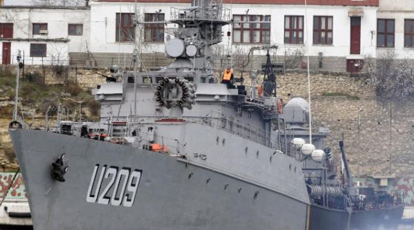 gafa de proportii a marinei ucrainene un vapor era sa fie aruncat in aer din greseala in timpul unui exercitiu nato