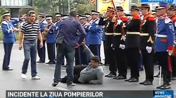 incident la manifestarile dedicate zilei pompierilor