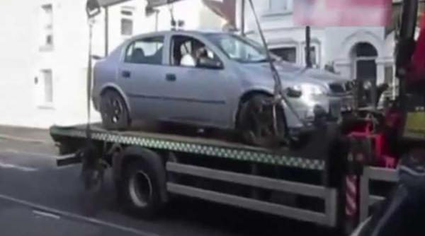 video romani in londra evadare spectaculoasa a unui sofer