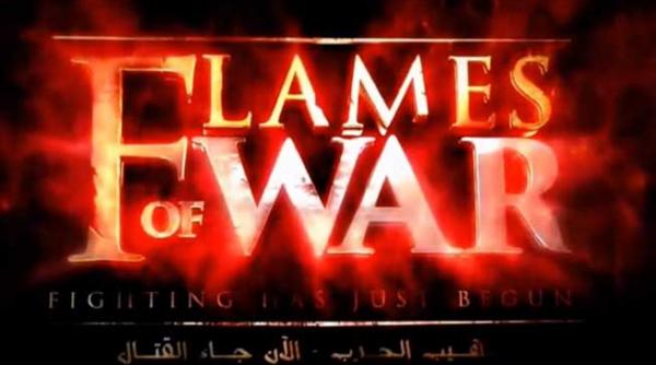 video flames of war isis ameninta sua in stil hollywoodian