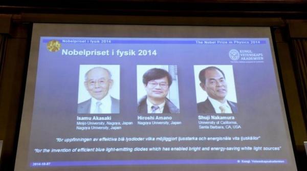 inventatorii led urilor cu lumina albastra castigatorii premiului nobel pentru fizica