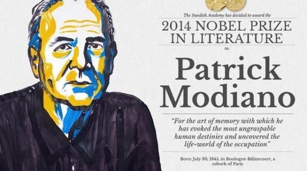 premiul nobel pentru literatura castigat de scriitorul francez patrick modiano