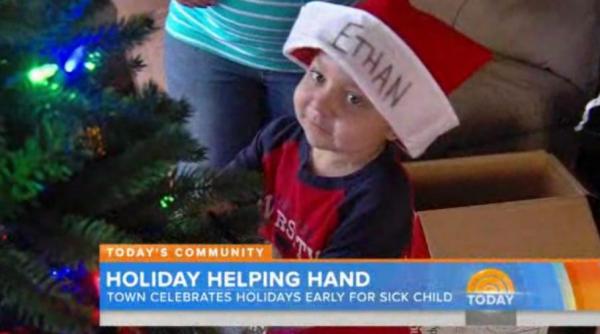 ora ul in care craciunul a sosit mai devreme pentru un baie el de patru ani cu cancer in stadiu terminal video