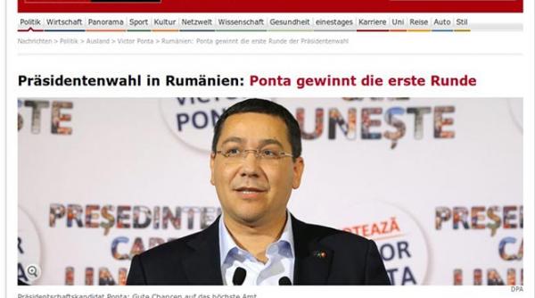 presa straina ponta castiga detasat prima runda a alegerilor din romania
