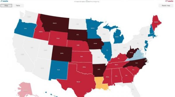 alegeri legislative in sua republicanii au preluat controlul in senat