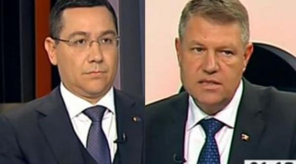 sondaj csci cine a dominat dezbaterea prezidentiala victor ponta klaus iohannis de la b1tv