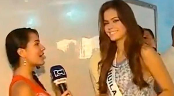 gafa de propor ii o candidata la miss columbia l a confundat pe mandela cu fondatorul concursului de frumusete video