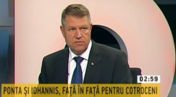 ipoteza soc iohannis primea replicile prin casca la confruntarea cu ponta la b1 tv