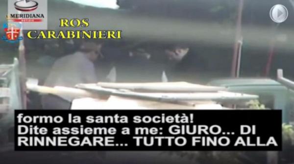 video exploziv ritualuri de initiere in mafia italiana filmate in premiera cu camera ascunsa