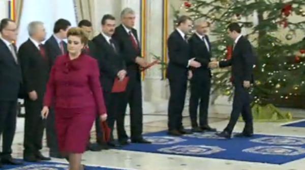 cremonie de investire la palatul controceni guvernul ponta 4 a depus juramantul