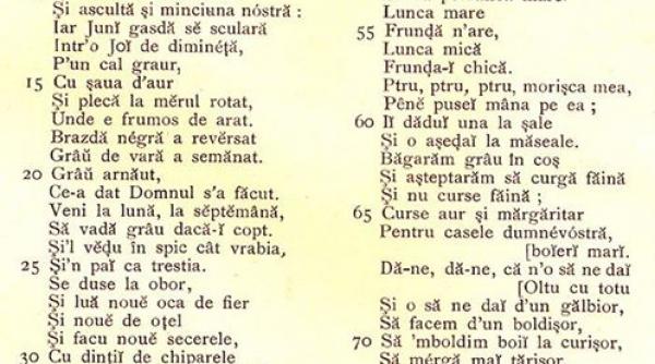 plugusorul la 1900 sa imboldim boii la curisor sa mearga mai tarisor