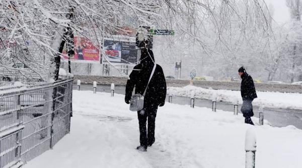 informare meteo de viscol polei si ninsori in toata tara cand intra in vigoare alerta