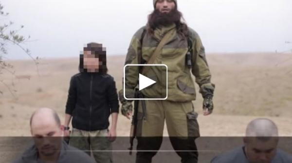 terori tii din gruparea stat islamic au difuzat un film cu un copil de 10 ani care executa doi barba i
