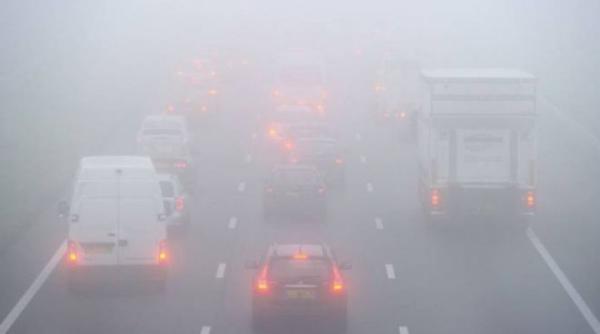 cod galben de ceata in 10 judete si pe autostrazile a2 si a3 in urmatoarele ore