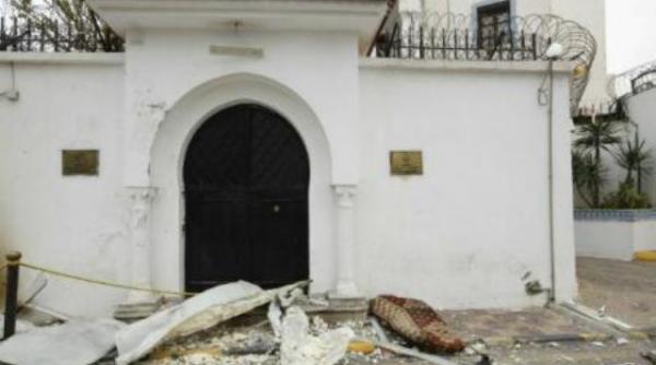 ambasada algeriei din tripoli atacata cu explozibili