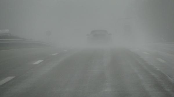 cod galben de ceata pentru opt judete autostrazile a1 a2 si a3 vizibilitate foarte scazuta