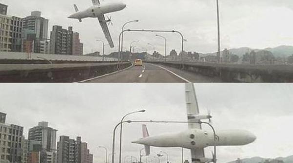 imagini socante avion se prabuseste