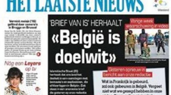 ce s a intamplat in franta se va repeta in belgia scrisoare de amenintare trimisa unui cotidian belgian