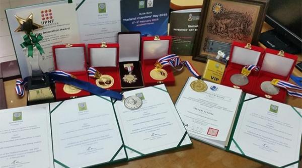 trei medalii de aur trei de argint si trei premii speciale primite de romani la salonul de inventica de la bangkok thailanda