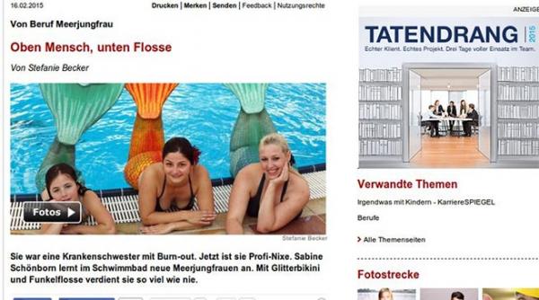 reconversie profesionala de succes era infirmiera a ajuns sirena