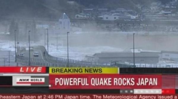 ultima ora japonia lovita de un cutremur puternic urmat de un tsunami video