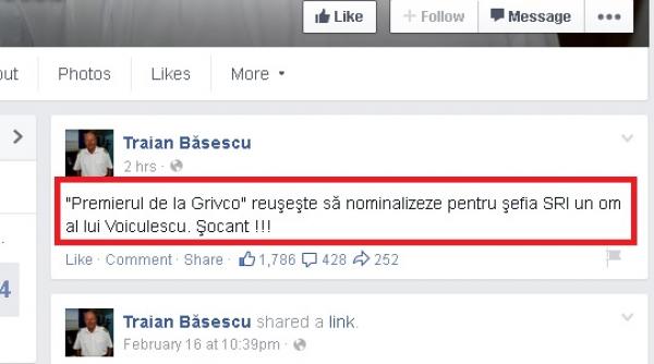 basescu i i varsa furia pe facebook propunerea pentru efia sri un om al lui voiculescu ocant