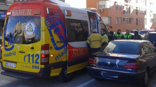 romanii se impusca pe strada la madrid