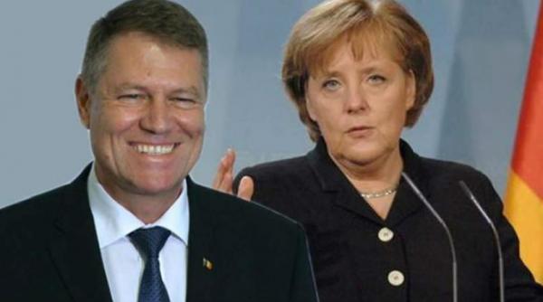 iohannis se intalneste azi cu angela merkel