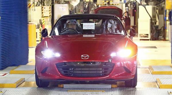 mazda incepe productia noului mx 5