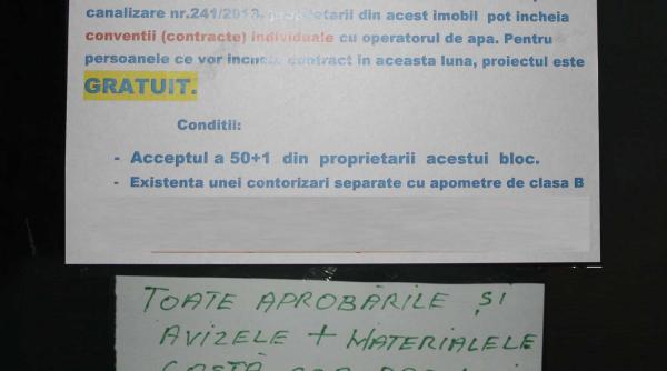 p apa nova atrage atentia ca numele institutiei este folosit in afise false