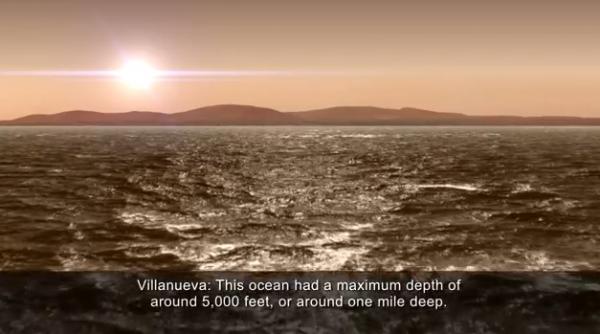 video marte a avut un ocean cu mai multa apa decat toata regiunea arctica a pamantului nasa