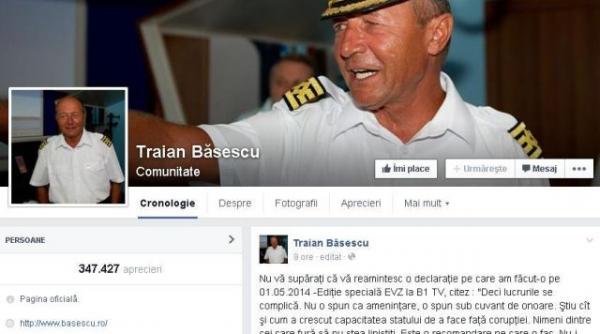 basescu pe facebook lucrurile se complica