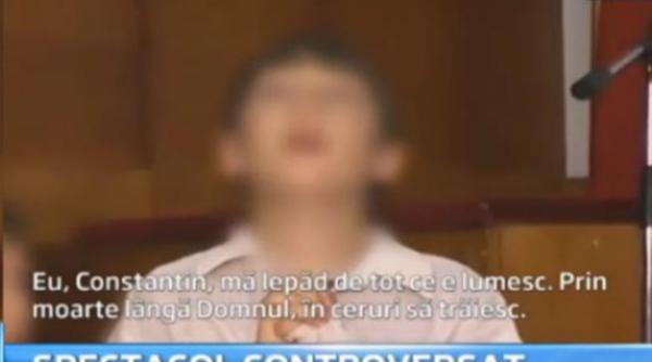 scena decapitarii martirilor brancoveni intr o serbare a elevilor din clasele primare video