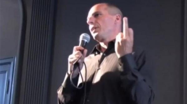 ministrul grec al finantelor le a aratat degetul mijlociu nemtilor video